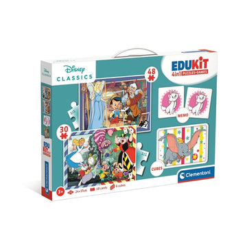Clementoni Disney Classic Edukit 4-in-1 Puzzle
