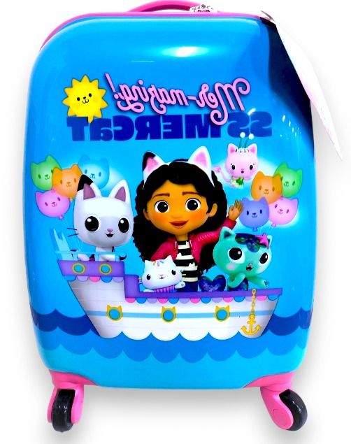 Gabby Doll House Kids Luggage with Reusable Sticker 18"