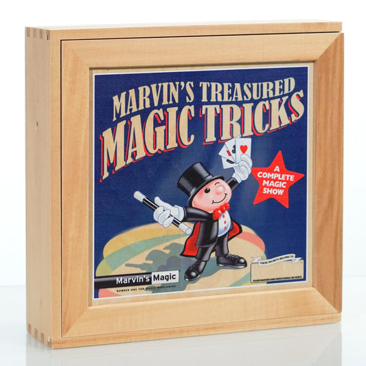 Marvins Magic Marvin's Treasured Magic Tricks Wooden Set