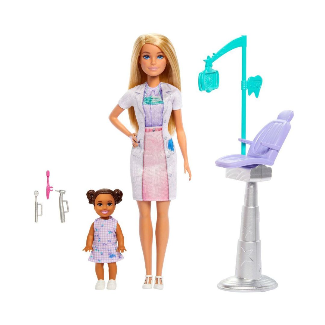 Barbie Career Dentist Doll (Blonde Hair)