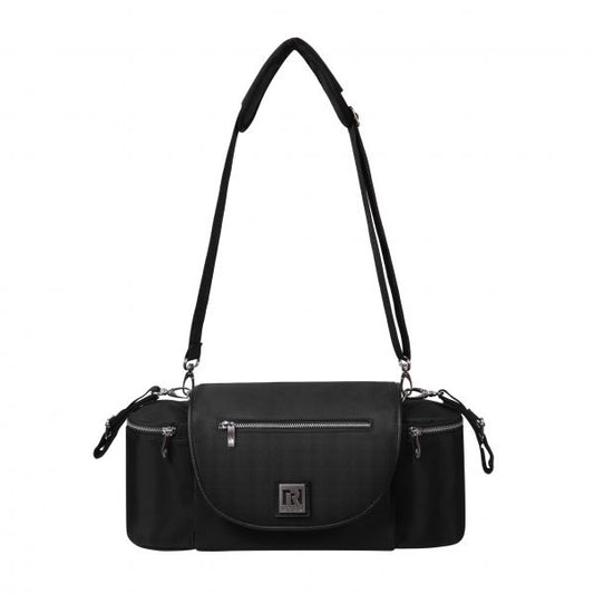 Pram Bag (Microfiber Black/Grey)