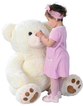 Peluche Ours Beige 100 Cm