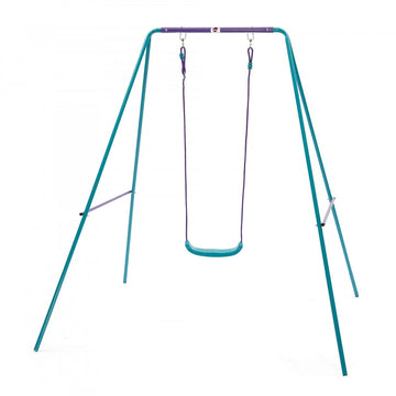 Plum Compact Single Swing Set for Outdoor Play