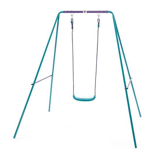 Plum Compact Single Swing Set for Outdoor Play