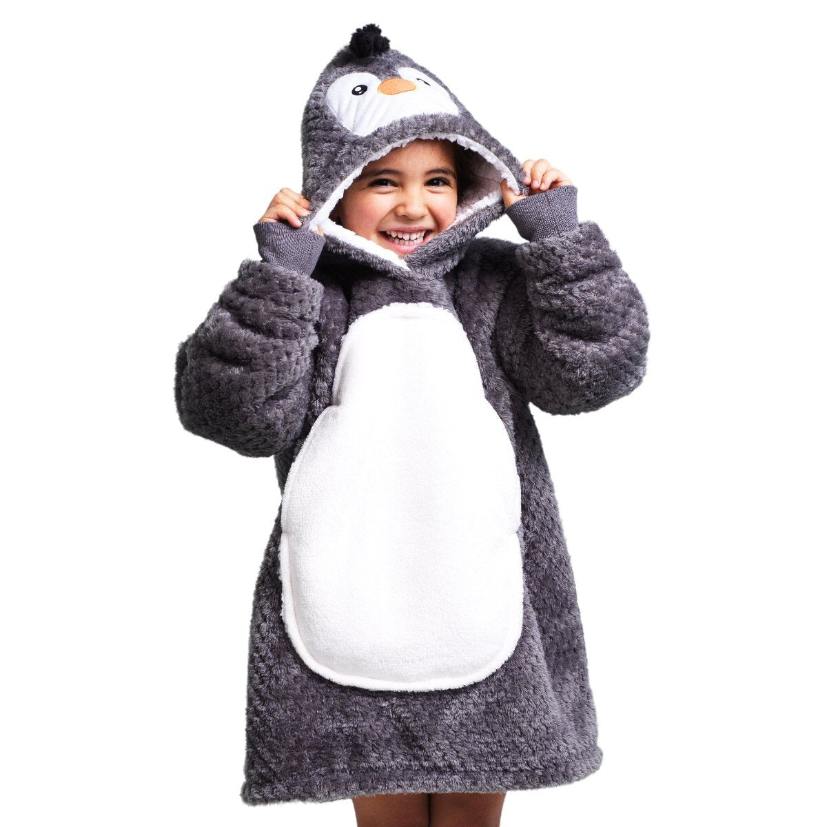 Noxxiez Cozy small Penguin Cuddle Hoodie