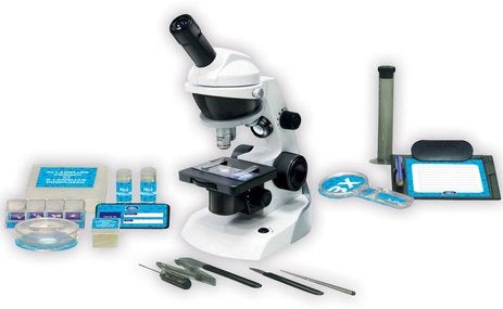 MICROSCOPE AVEC 62 ACCESSOIRES