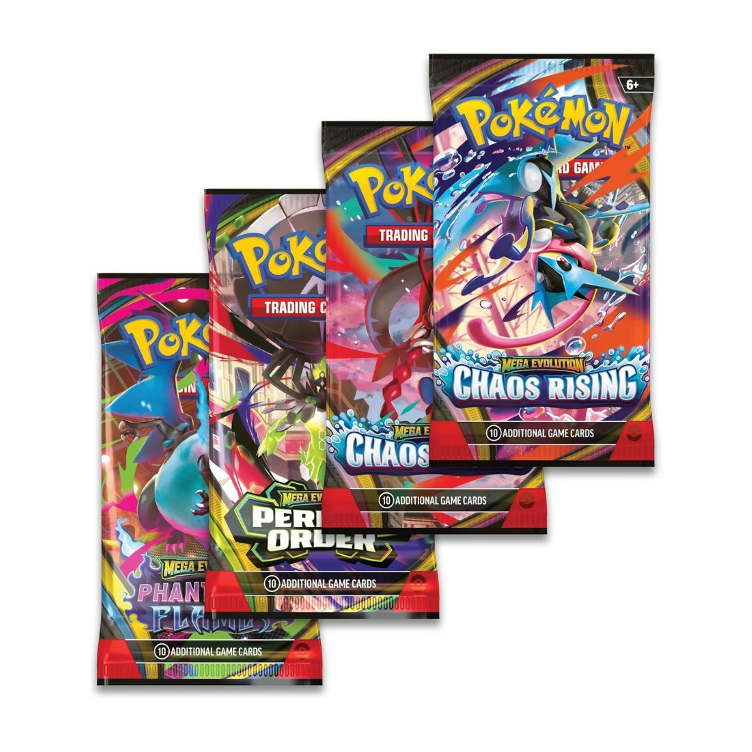 Pokemon Mini Tin 4 booster packs Assorted