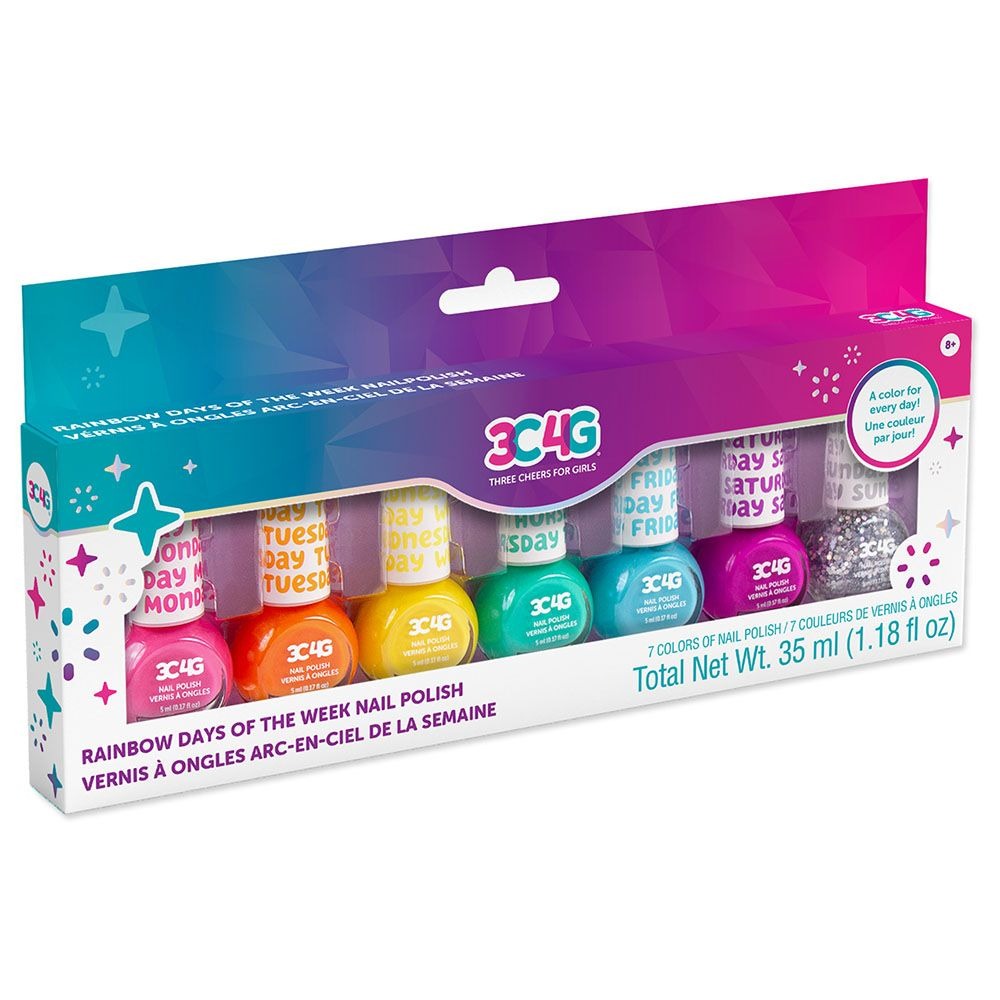 Make it Real 3C4G Rainbow Bright Nail Polish set