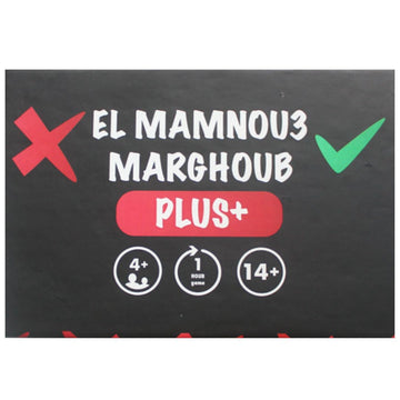 EveryThink El Mamnou3 Marghoub Card Game