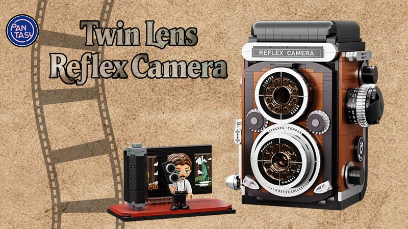 Pantasy Retro Vintage Twin-Lens Reflex Camera