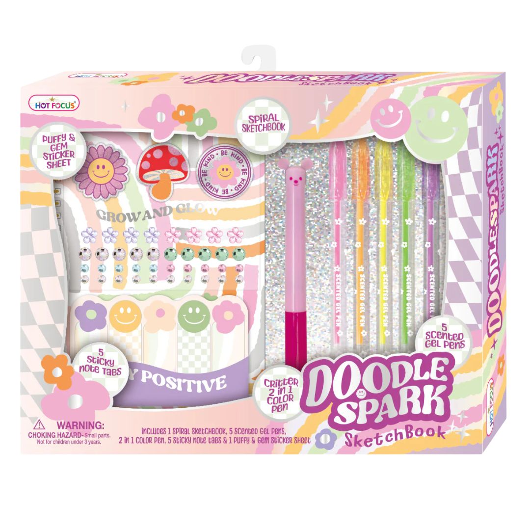 Hot Focus Doodle Spark Sketchbook Set - Good Day