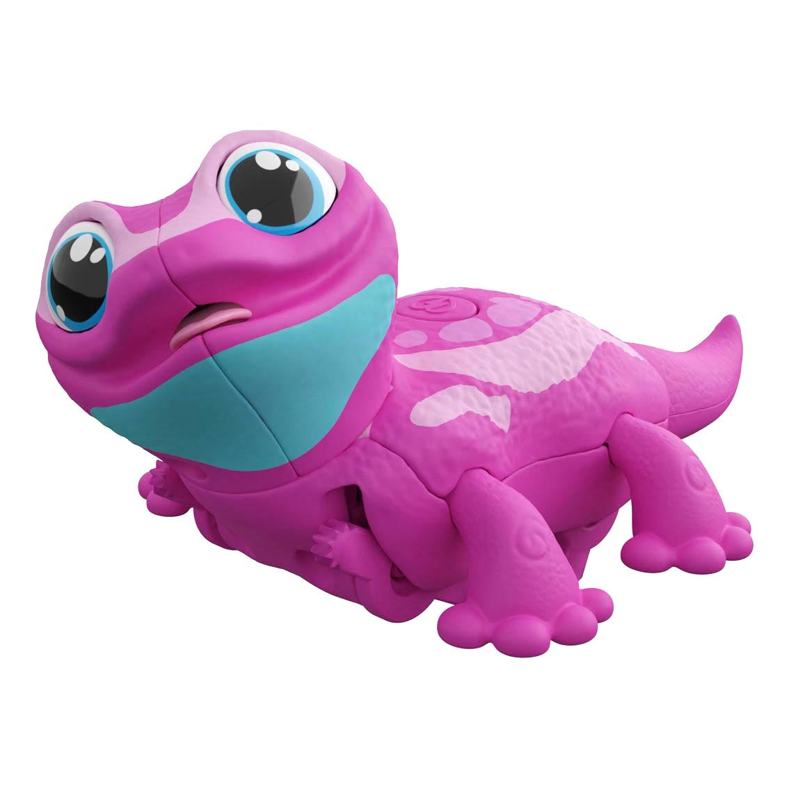 Let's Go Gecko pink light-up chameleon doll with sound and movement