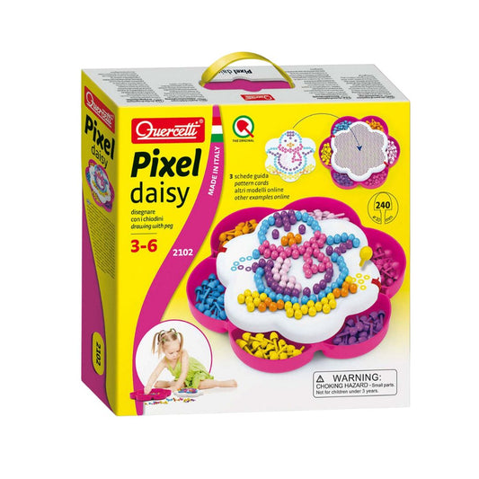 Quercetti Fantacolor - Marguerite 240 Pieces - Pixel Daisy