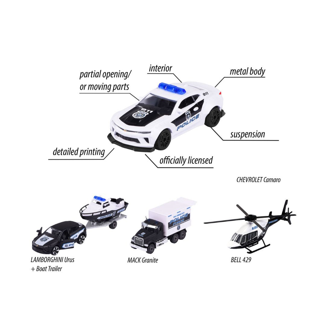 Majorette Police Diecast Cars