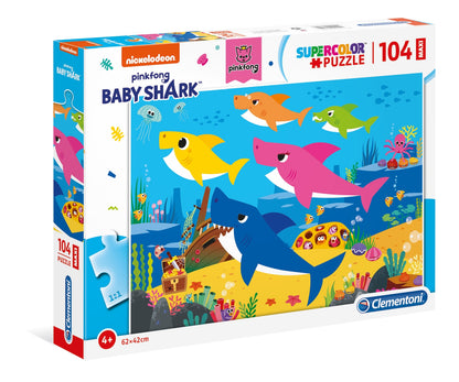 Clementoni Puzzle Baby Shark 104 Pcs