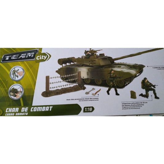Army Team City Battle Tank