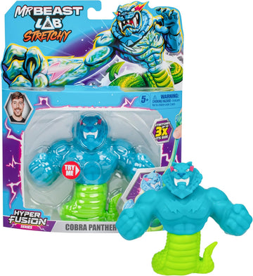 MrBeast Lab Hyper Fusion Cobra Panther Stretchy Figure