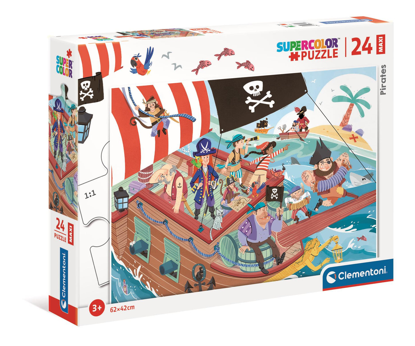 Pirates Maxi Puzzle 24Pcs