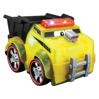 Baby Burago Junior Push & Glow Dump Truck