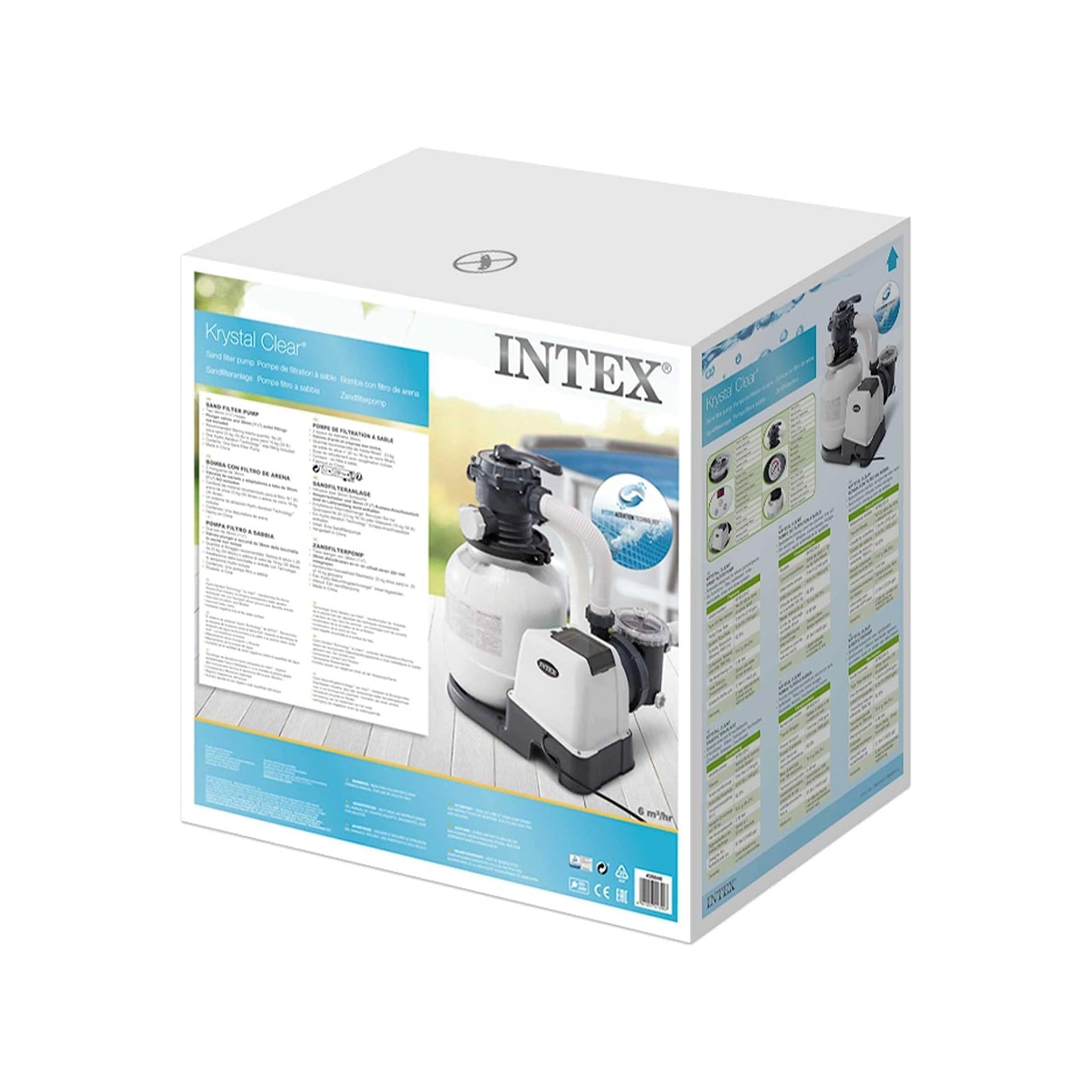 Intex Krystal Clear Sand Filter Pump 2100 GPH