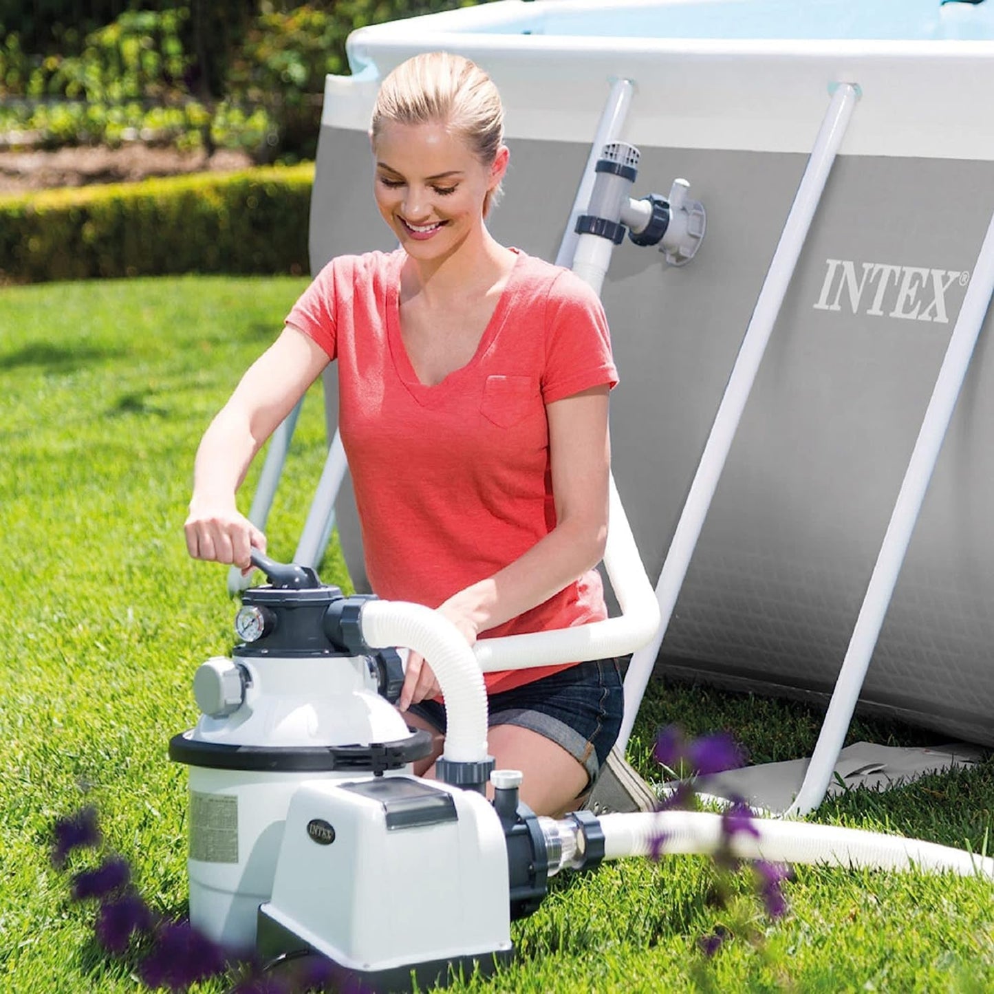 Intex Krystal Clear Sand Filter Pump 2100 GPH