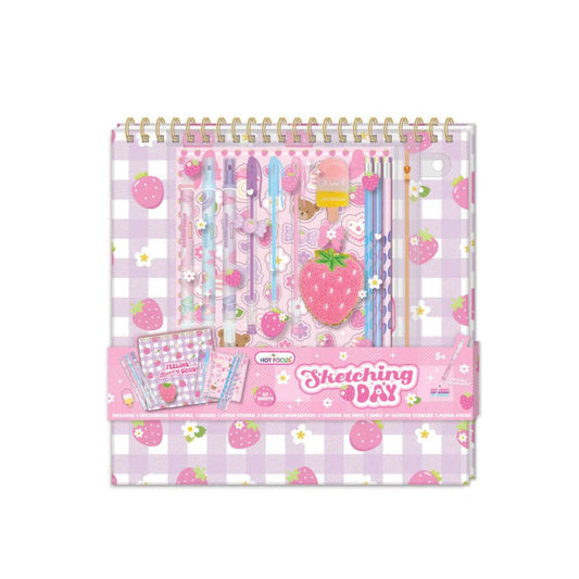 Hot Focus Mega Sketching Fun – Strawberry Edition