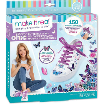 Make It Real 3C4 G Sticker Chic Butterfly Bling