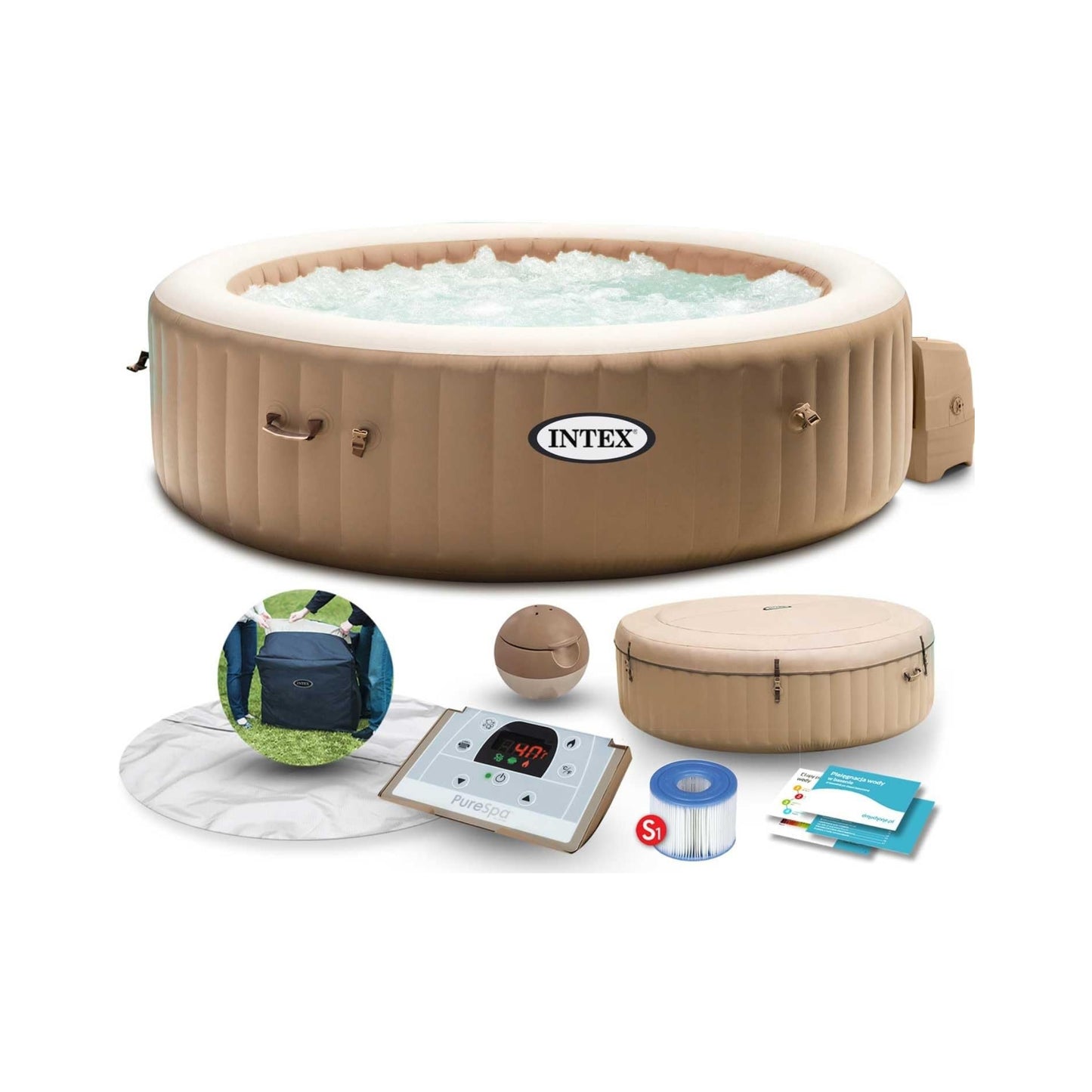 Intex Purespa Bubble Massage 216*71cm