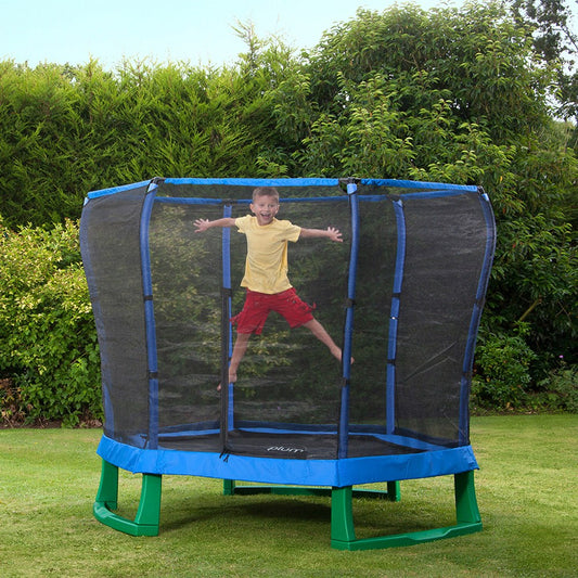 Plum 7Ft Junior Jumper Trampoline In Blue & Green
