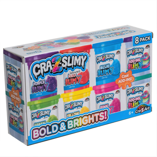 Cra Z Slimy Bold & Brights 8 Pack