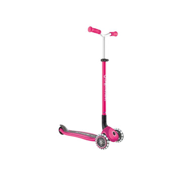 Globber Master Lights 3-Wheel Scooter - Pink
