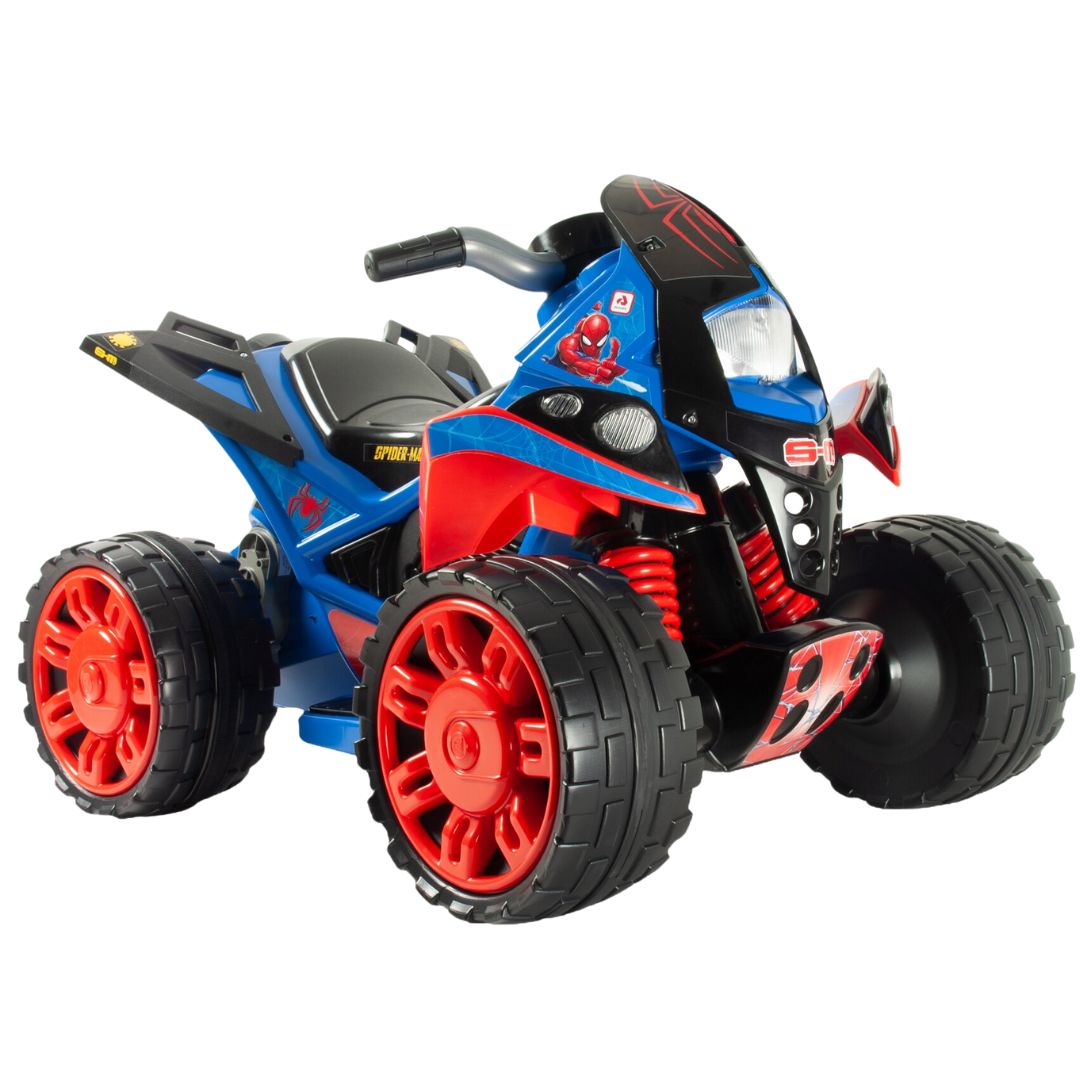 Injusa Spiderman Quad Electric Ride On - ATV
