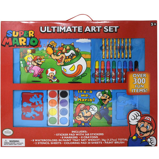 Mario Ultimate Art Stationery Set in Box