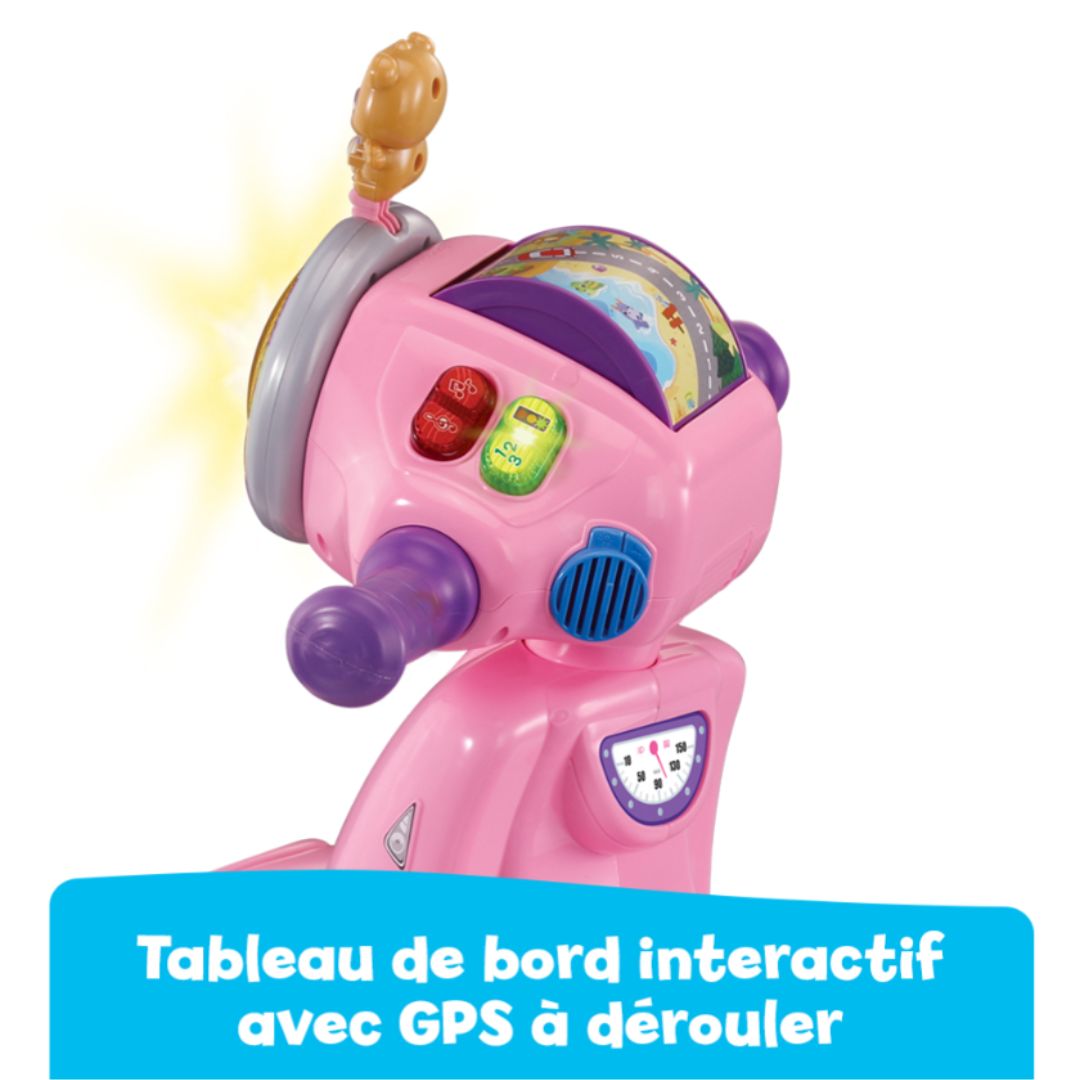 Vtech 3 En 1 Interactif Scooter Pink Ride-On