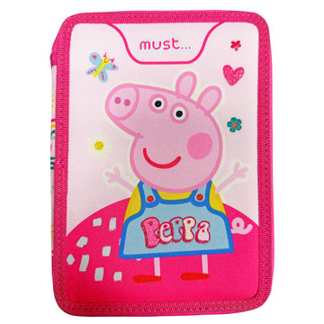 MUST Peppa Pig Double Decker Pencil Case