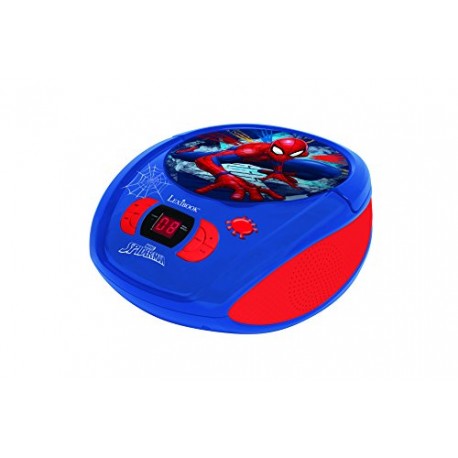 Spiderman Portable Cd Player With Mic Jack