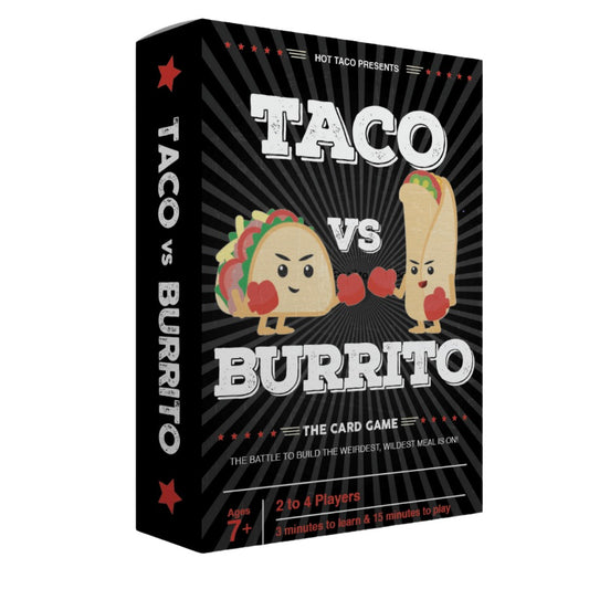 Taco vs Burrito Card Game