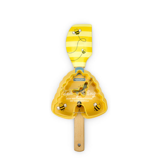 Busy Bee Cookie Cutter Set With Spatula