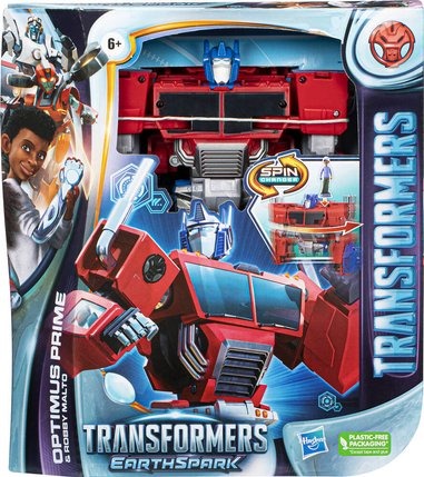 Transformers EarthSpark Spin Changer Optimus Prime