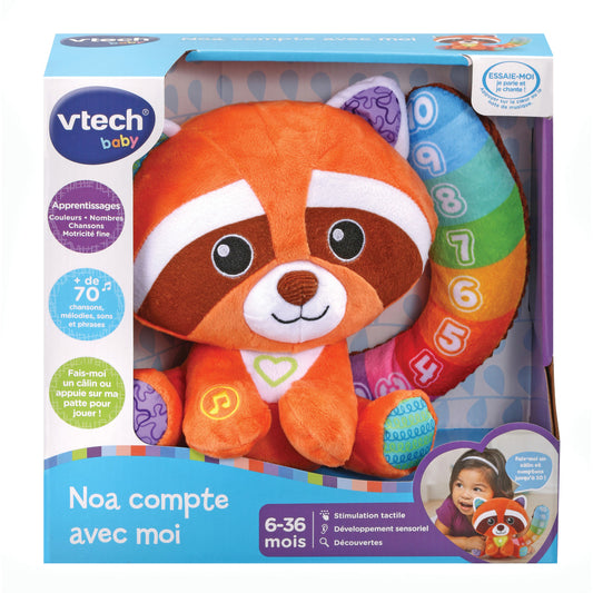 Noa Count with Me Interactive Red Panda Plush