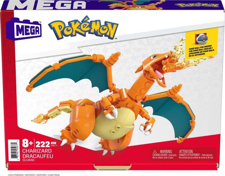 Mega Pokémon Charizard Building Set