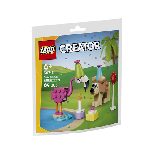 Lego Creator Cute Animal Birthday Party - 64 Pcs