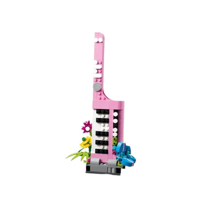 Lego Creator Typewriter with Flowers