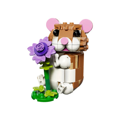 Lego Creator 3 in 1 Cute Hamster With Flower - 166 Pcs