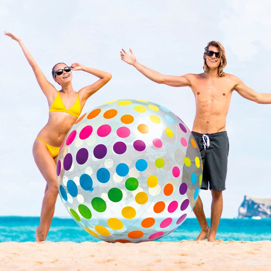Giant Polka Dots Beach Ball - 183 Cm