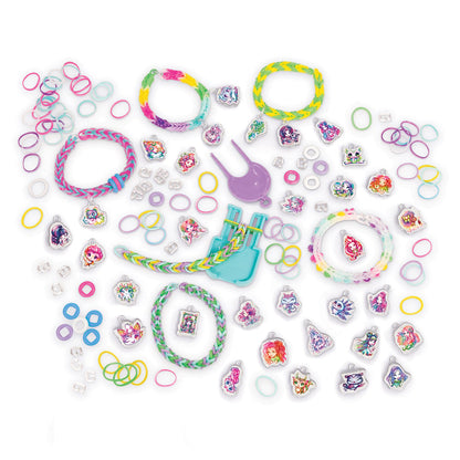 Nebulous Stars Rainbow Loom Charm Bracelet Set