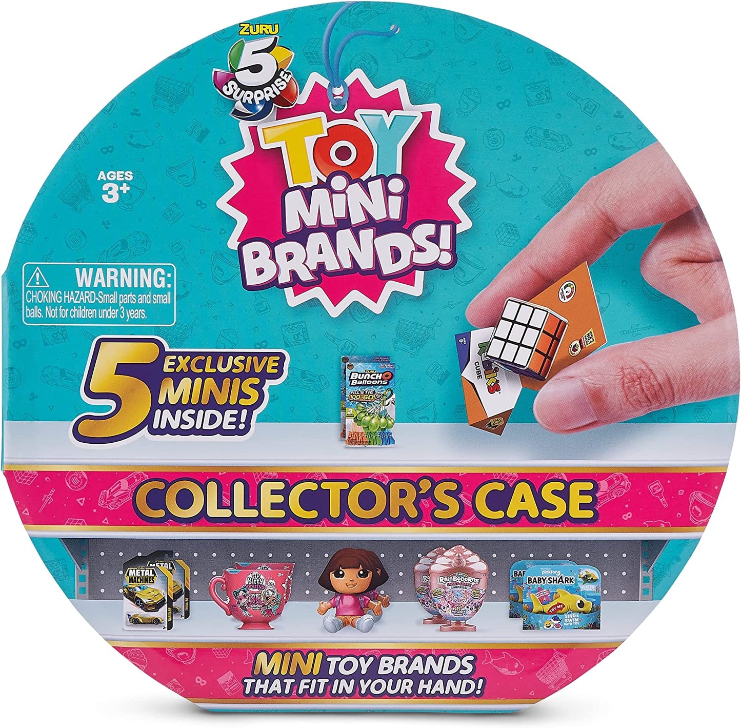 5 Surprise Toy Mini Brands Collectors Case With 5 Surprises - Series 1