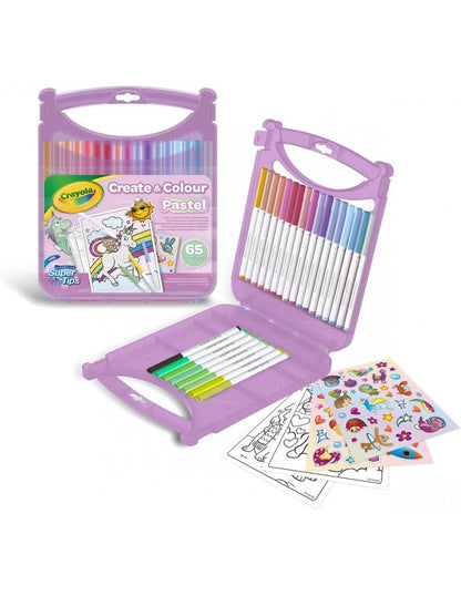 Briefcase Create And Color With Washable Pastel Markers