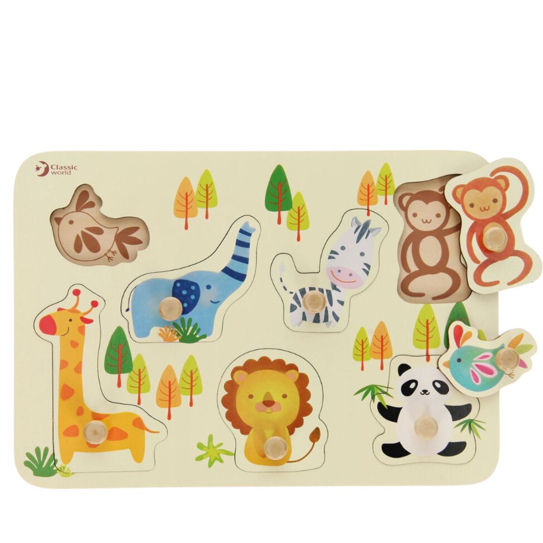 Classic World Wooden Zoo Puzzle