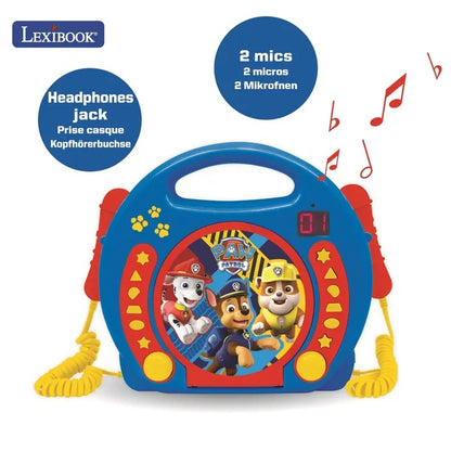 Lexibook Paw Patrol Portable CD Player